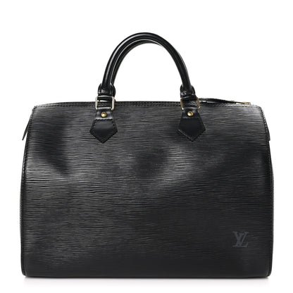 Louis Vuitton Epi Speedy 30 Black 1 of 14