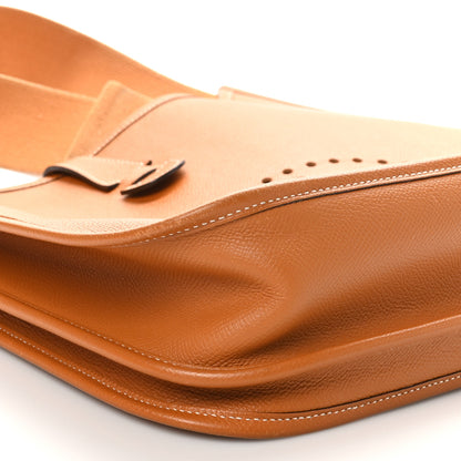 Hermes Epsom Evelyne III PM Toffee 9 of 12