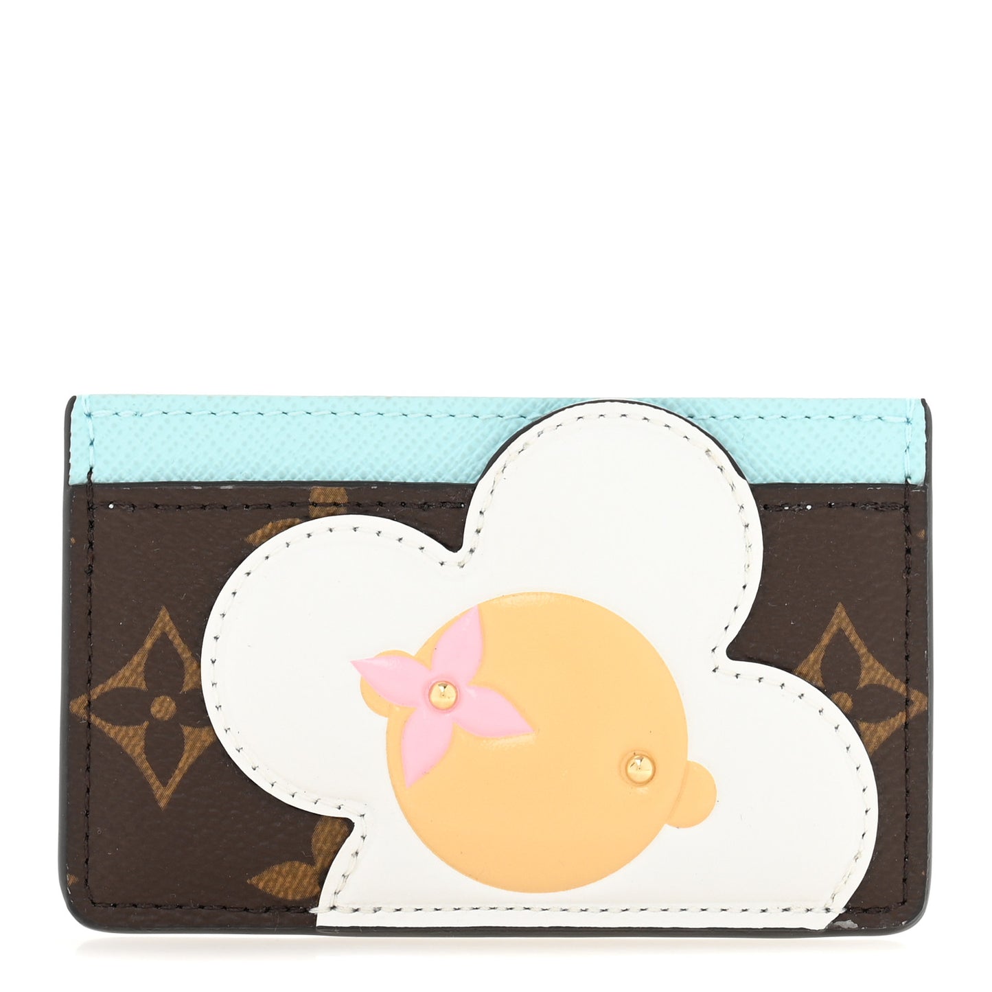 Monogram Vivienne Card Holder Animation Blue