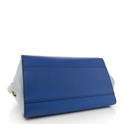 Salvatore Ferragamo Calfskin Small Sofia Satchel Blue Multicolor 4 of 13