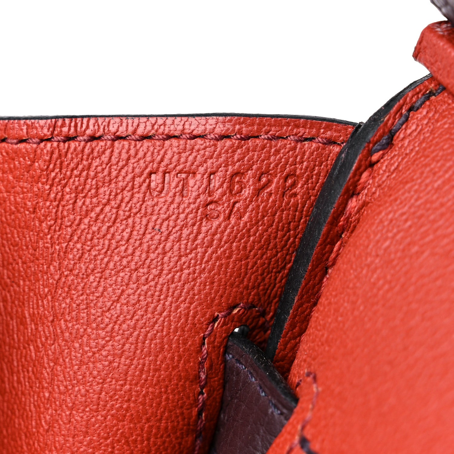 Hermes Togo Verso Birkin 30 Rouge Sellier Brique 7 of 10