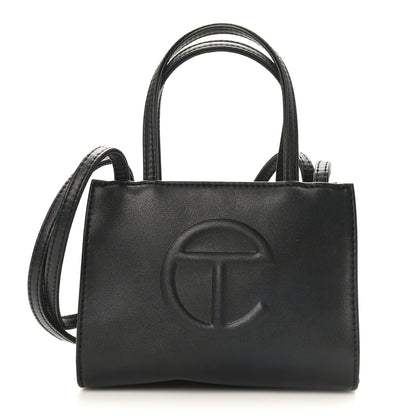 Telfar Vegan Leather Small Shopping Bag Black 1 of 8