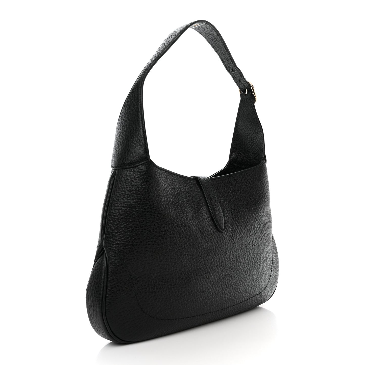 Calfskin Small Jackie O Hobo Black