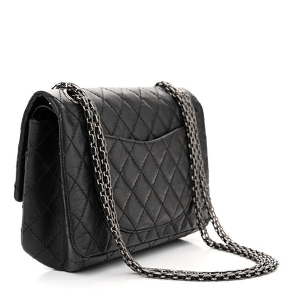 Chanel Aged Calfskin Lucky Charms 2.55 Reissue 225 Flap Black 2 of 11