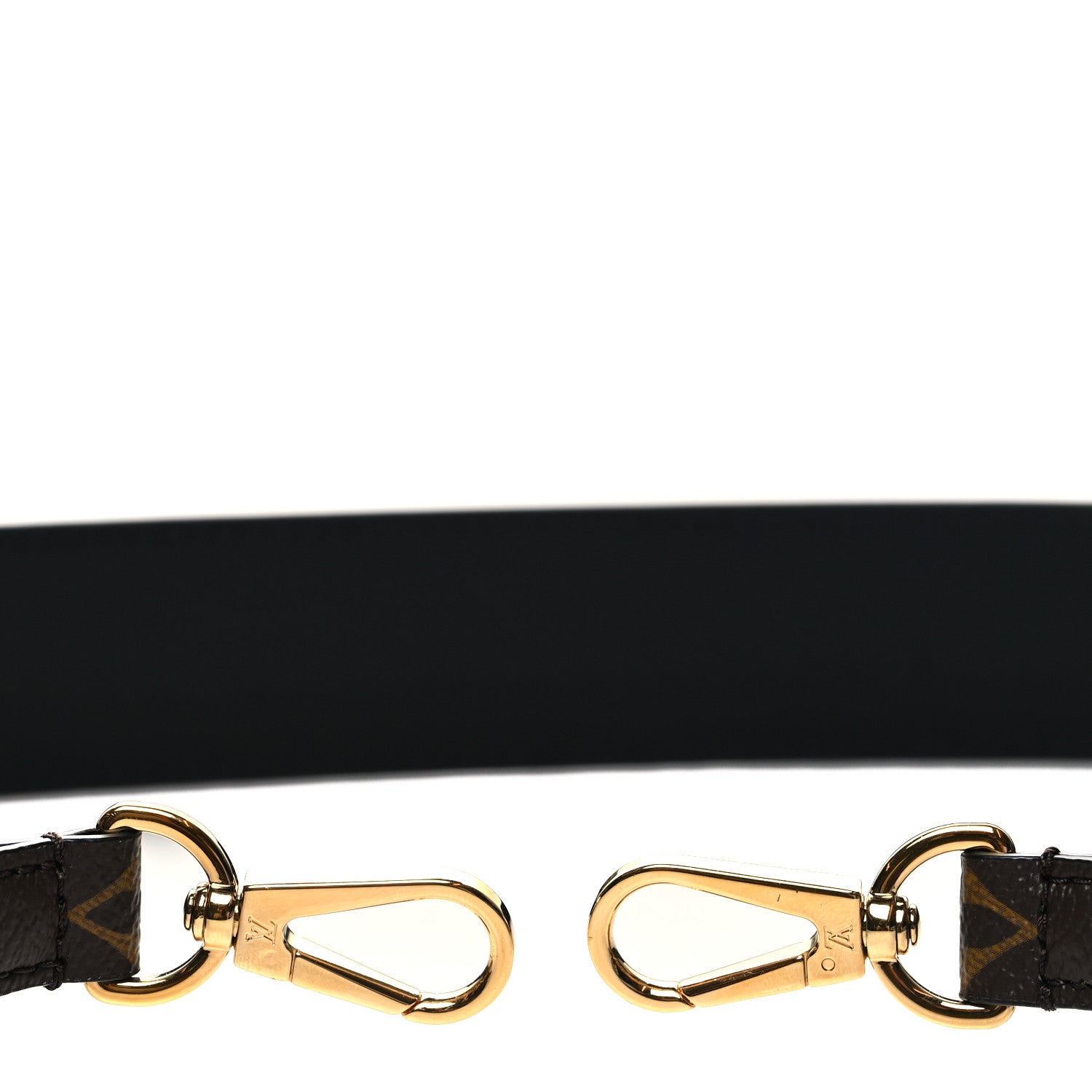 Louis Vuitton Monogram Bandouliere Shoulder Strap Black 3 of 5