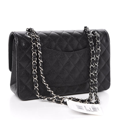 Chanel Caviar Quilted Medium Double Flap Black 3 of 11