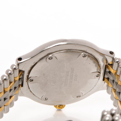 Cartier Stainless Steel 18K Yellow Gold 31mm Must De 21 Bullet Link Quartz Watch 5 of 6