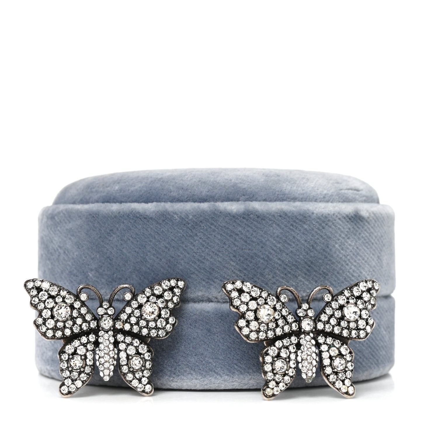 Crystal Butterfly Stud Earrings