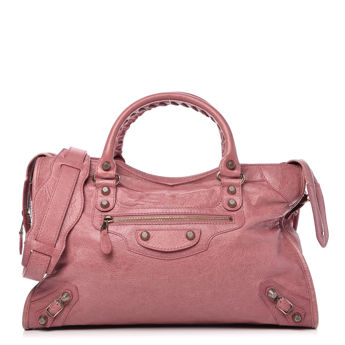 Agneau Giant 12 Rose Gold Hardware City Rose Bruyere