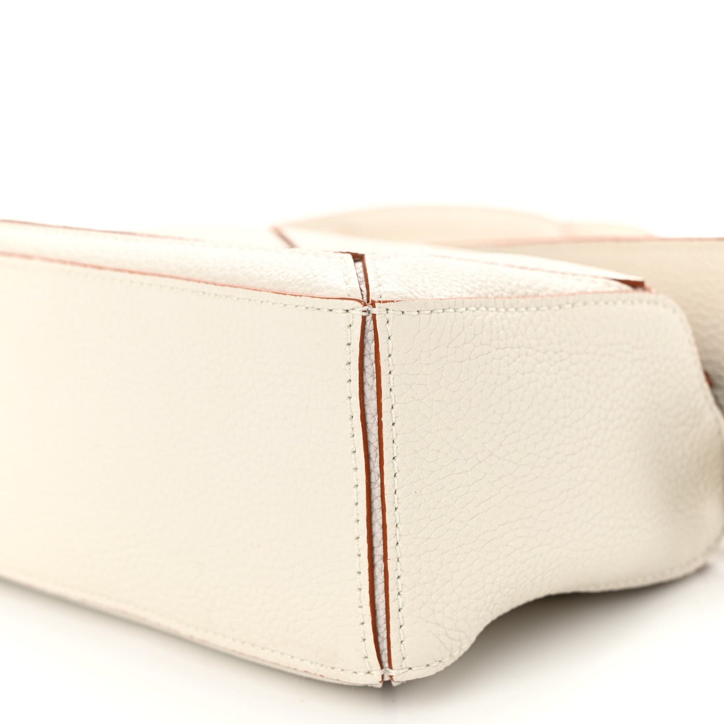 Calfskin Mini Puzzle Bag Soft White