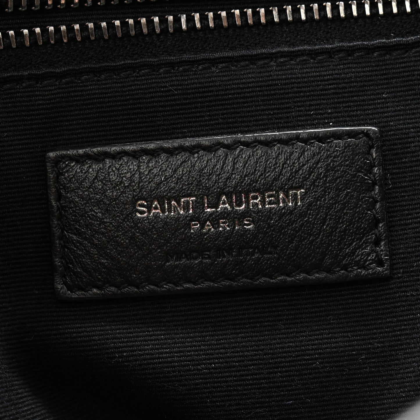 Crinkled Calfskin Matelasse Monogram Medium Niki Chain Satchel Black