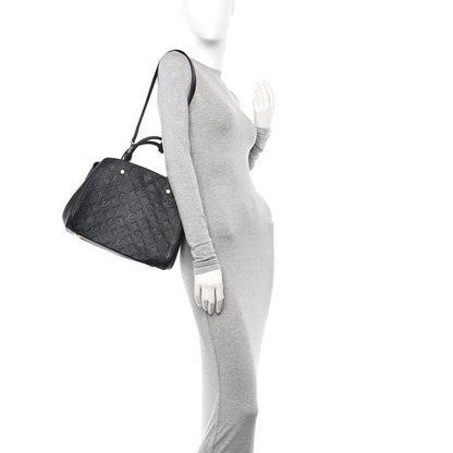 Louis Vuitton Empreinte Montaigne MM Black 2 of 10