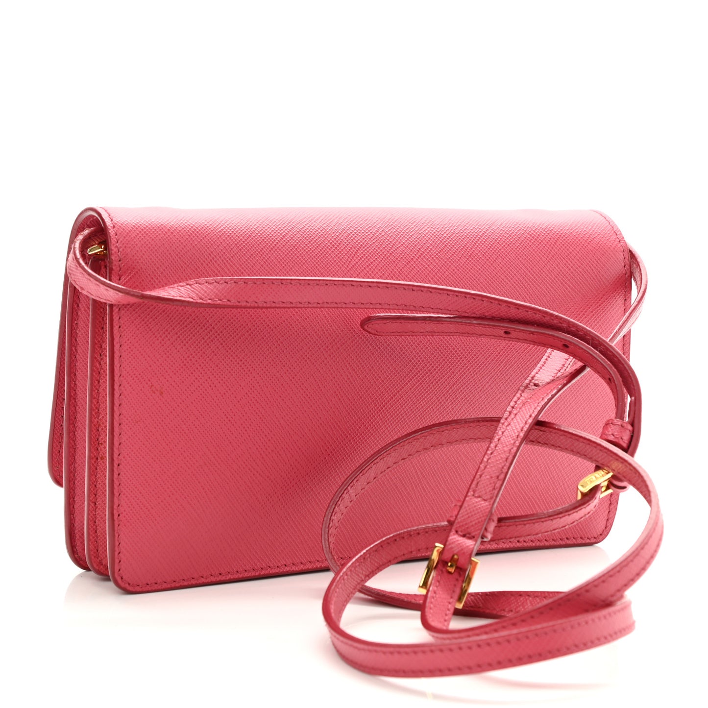 Saffiano Lux Bow Crossbody Bag Peonia Geranio