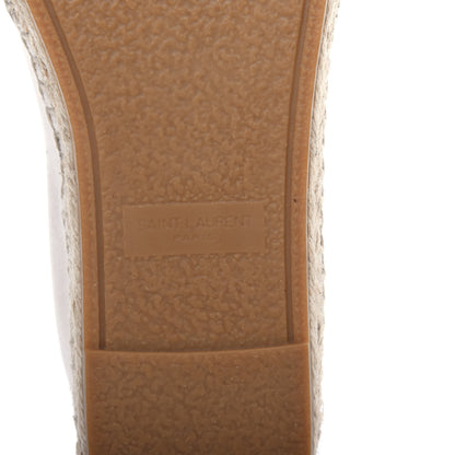 Saint Laurent Canvas Nappa Elba Light Logo Embroidered Espadrilles 36.5 Panna 9 of 11