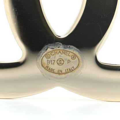 Chanel Metal CC Brooch Light Gold 5 of 6