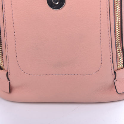 Chloe Suede Calfskin Mini Faye Backpack Washed Pink 7 of 10