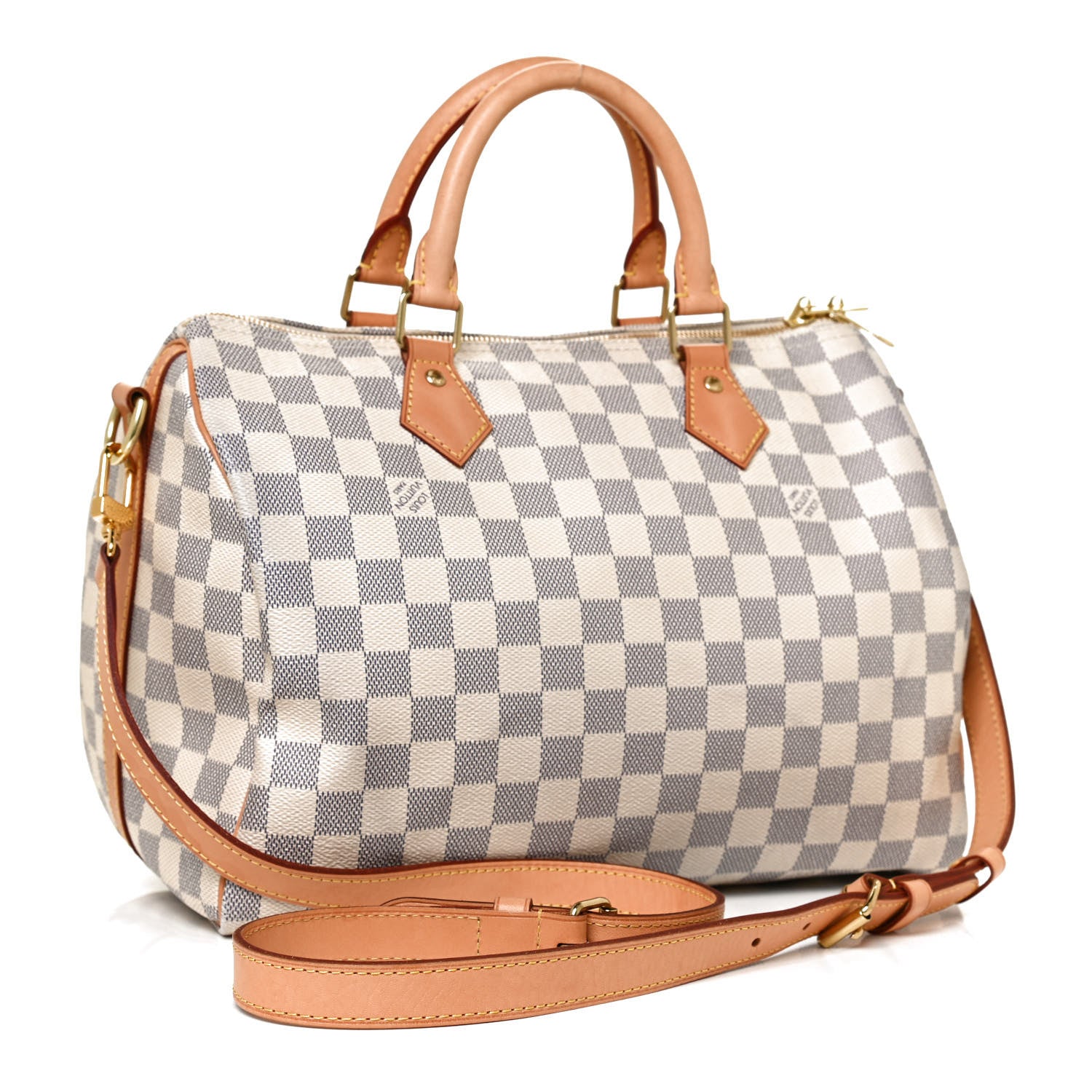Louis Vuitton Damier Azur Speedy Bandouliere 30 3 of 10
