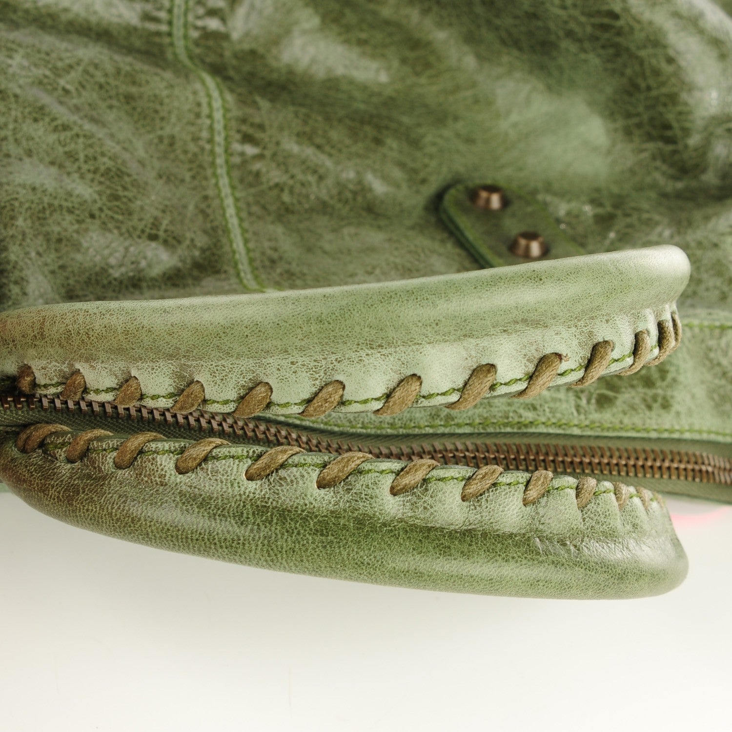 Balenciaga Chevre Classic Hardware Weekender Dolma 13 of 15