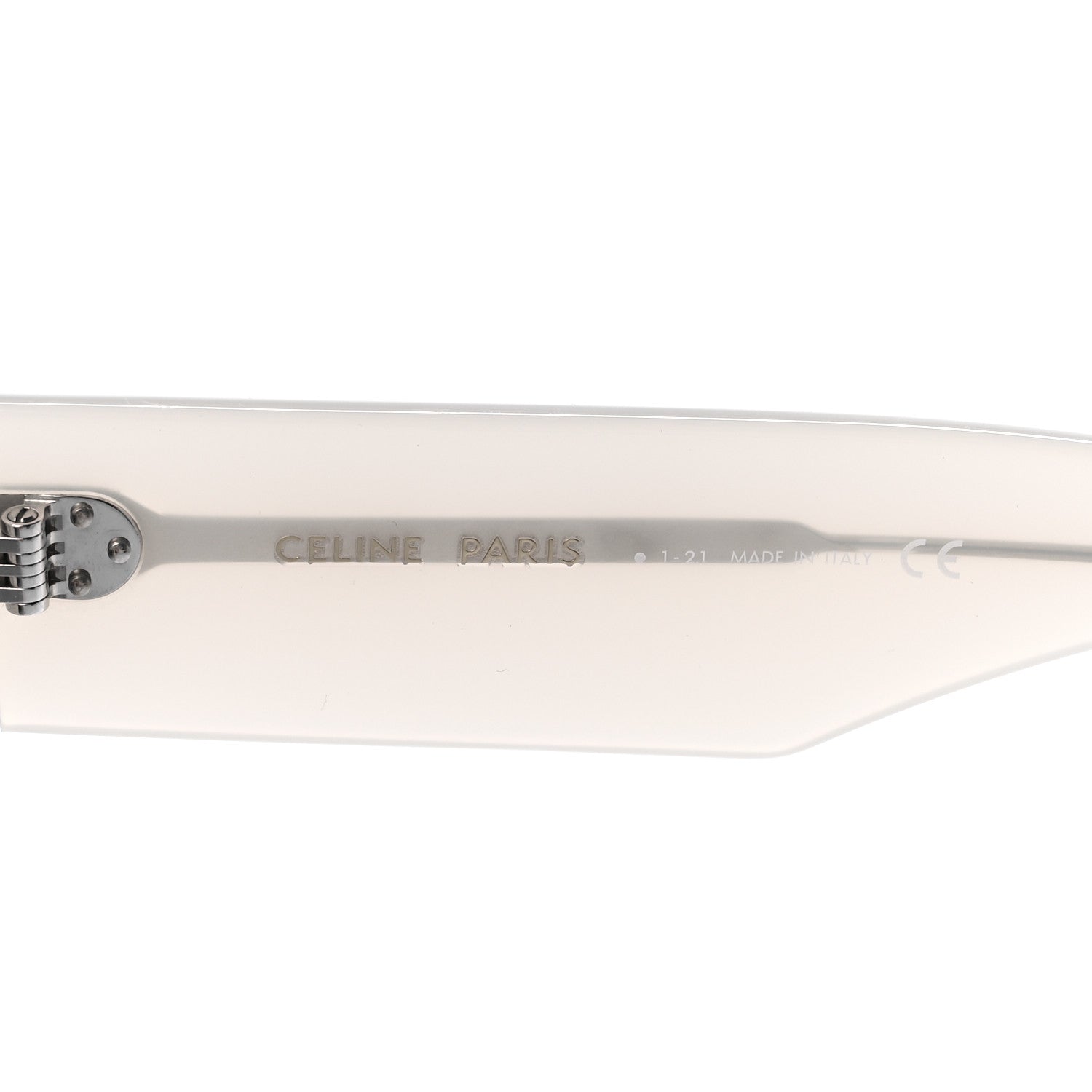 Celine Rectangular Sunglasses CL400921 Transparent White 6 of 7