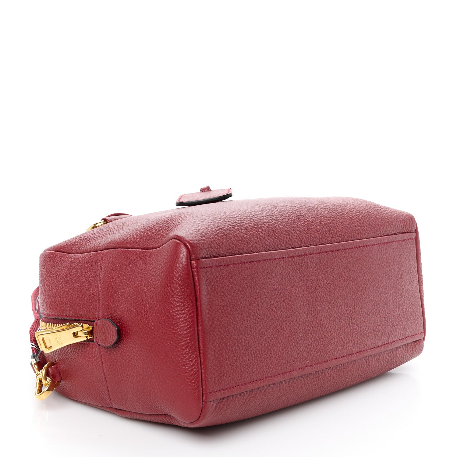 Prada Vitello Phenix Bauletto Rubino 4 of 10