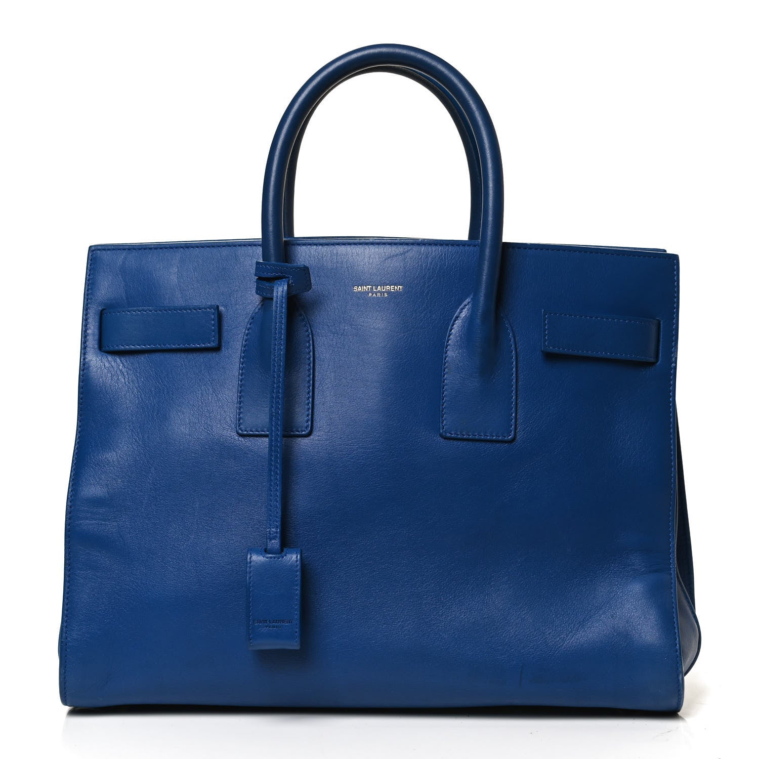 Saint Laurent Calfskin Small Sac De Jour Blue Majorelle 1 of 13