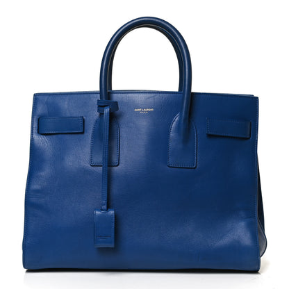 Saint Laurent Calfskin Small Sac De Jour Blue Majorelle 1 of 13