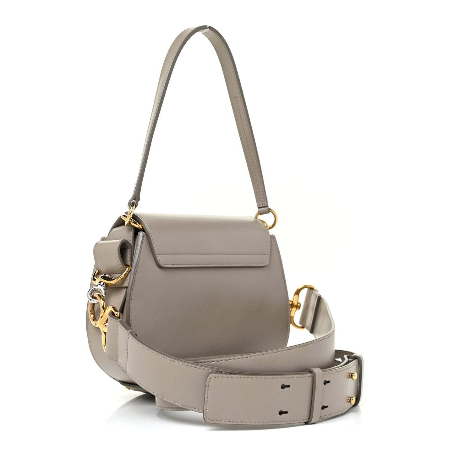 Calfskin Small Tess Bag Motty Grey