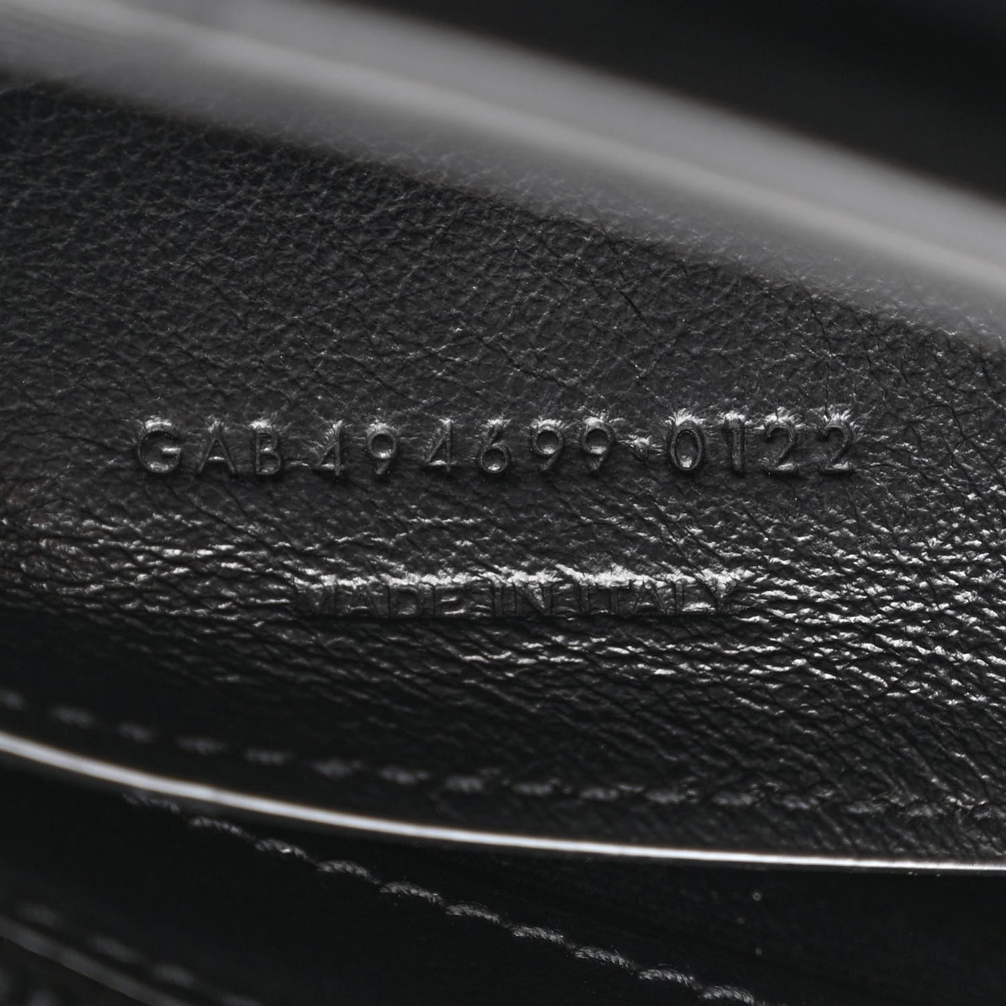 Calfskin Y Quilted Monogram Monochrome Small Loulou Chain Satchel Black