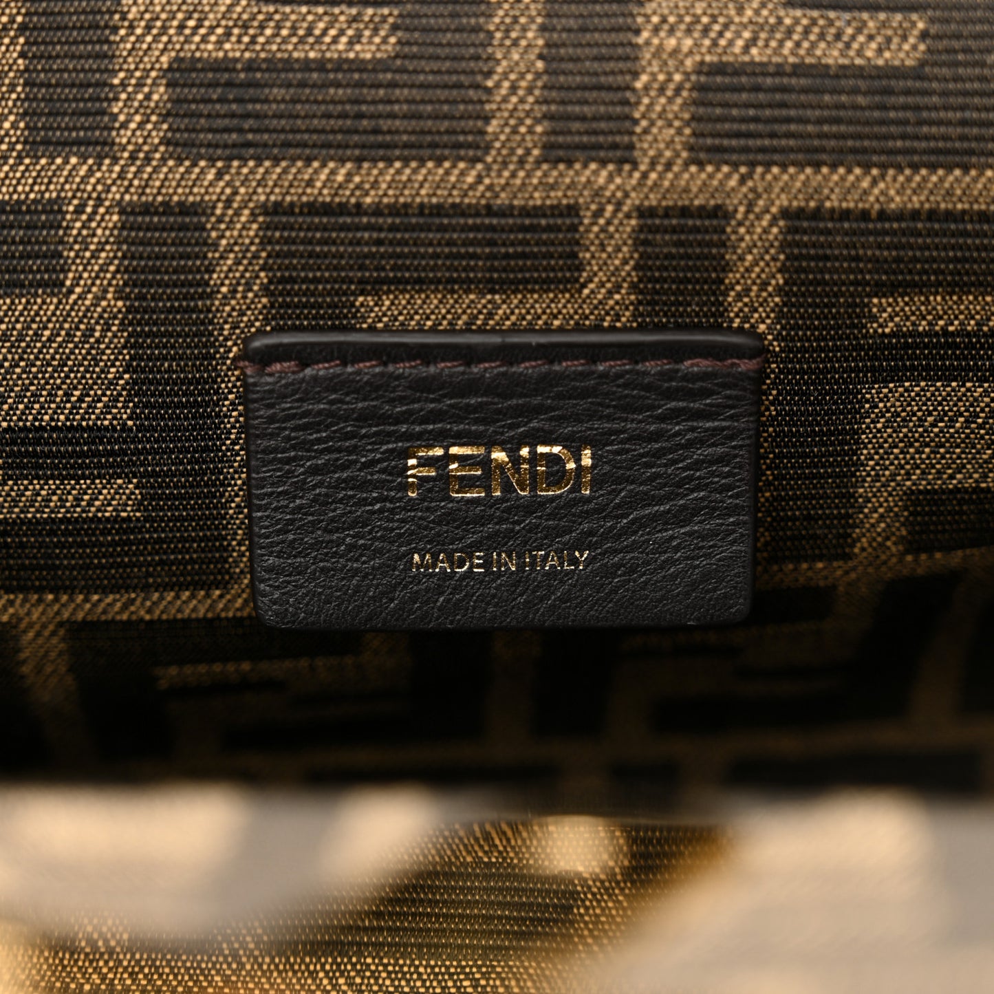 Raffia Nappa Macrame Small Fendi First Natural Sahara