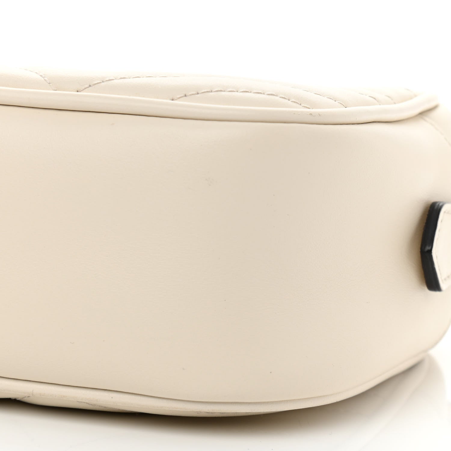 Gucci Calfskin Matelasse Small GG Marmont Chain Shoulder Bag White 6 of 11