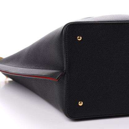 Valentino Garavani Grainy Calfskin Escape Hobo Bag Black 7 of 10