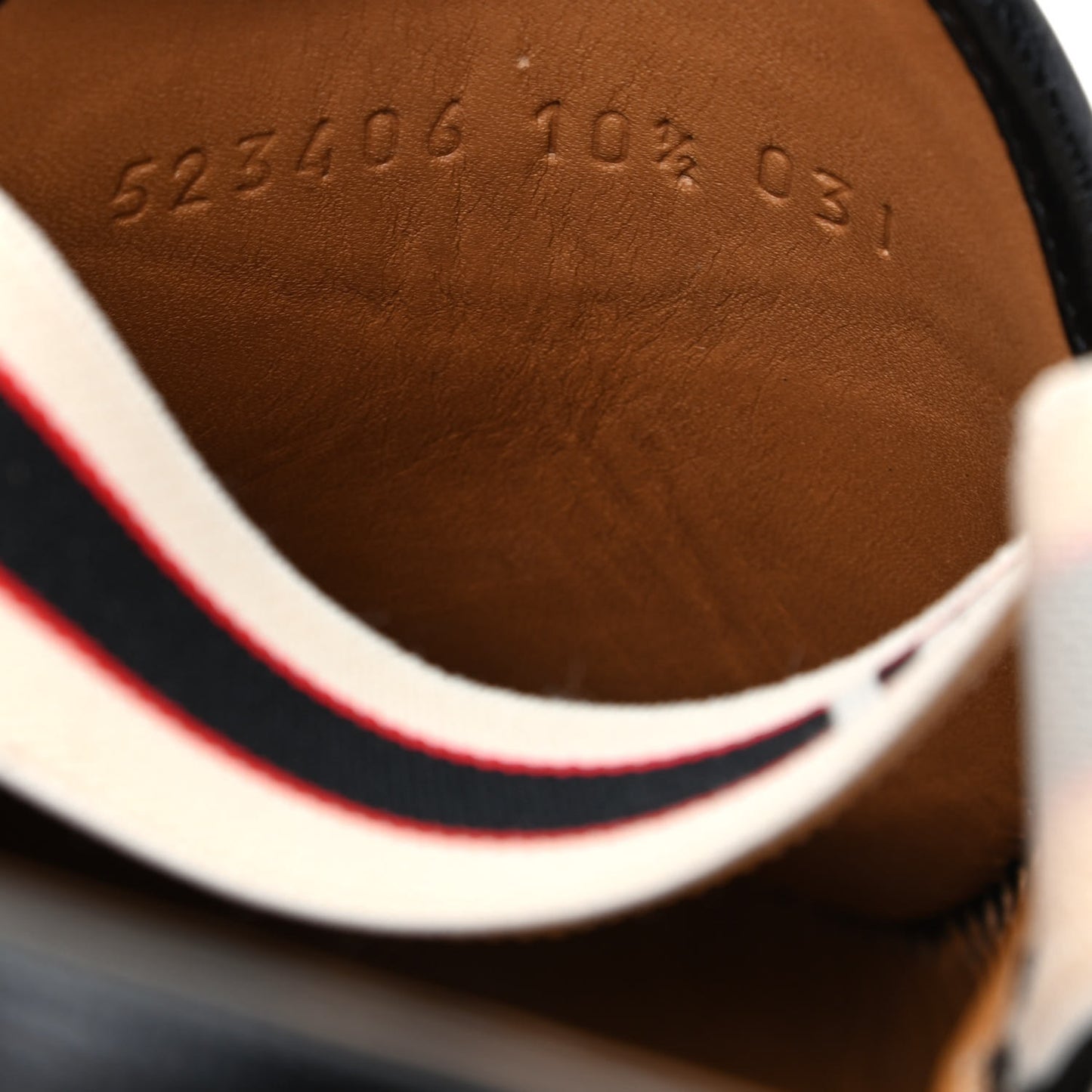 Goatskin Stripe Mens Horsebit Slingback Slippers 10.5 Black