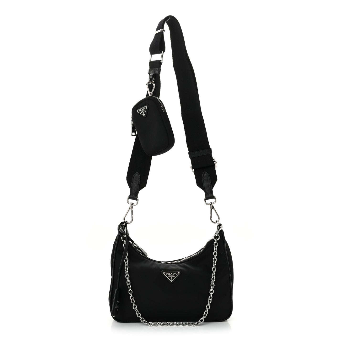 Nylon Re-Edition 2005 Shoulder Bag Black