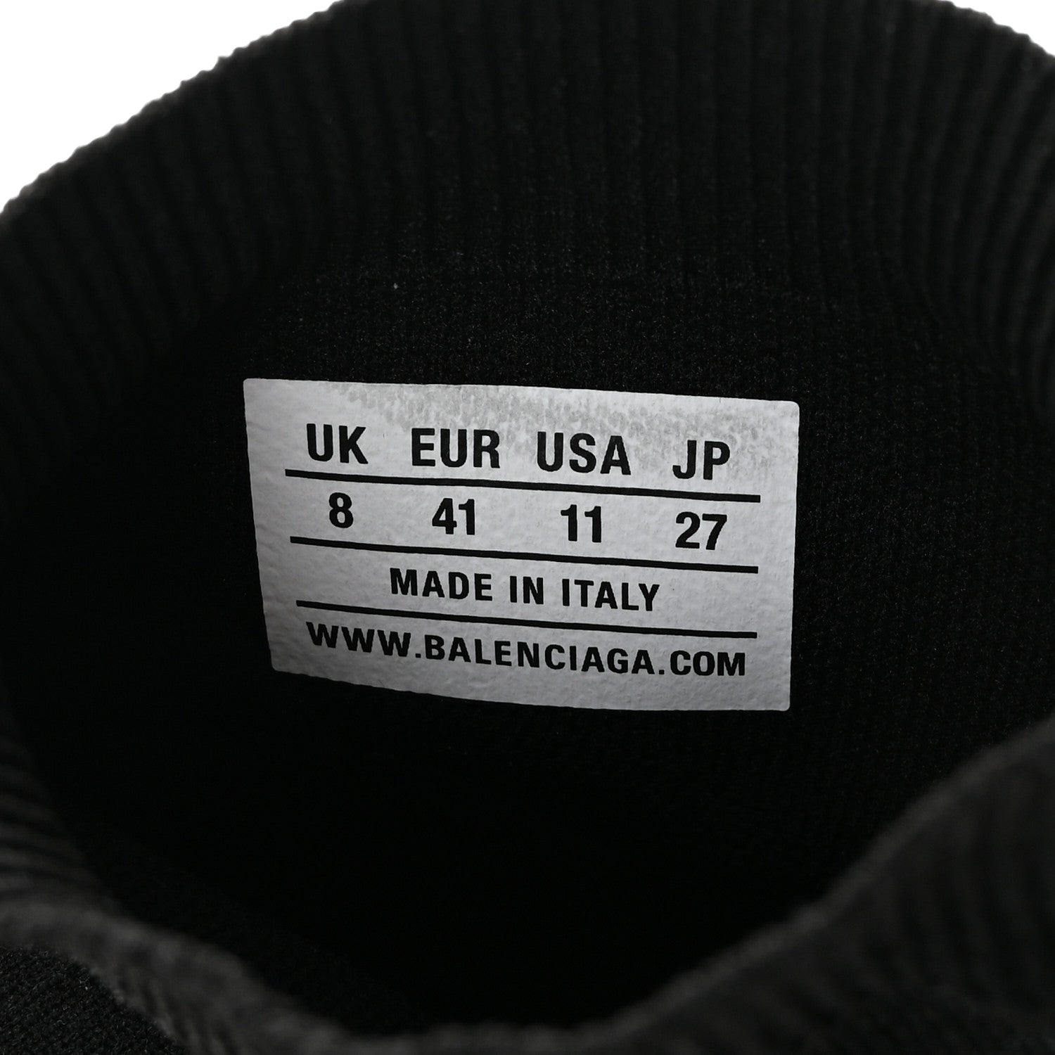 Balenciaga Neoprene Knit Womens Speed Sneakers 41 Black Pink 9 of 10