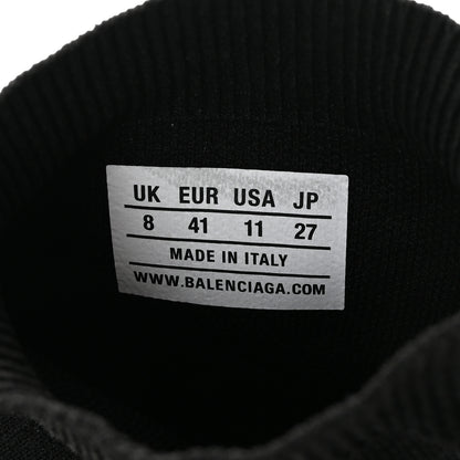 Balenciaga Neoprene Knit Womens Speed Sneakers 41 Black Pink 9 of 10