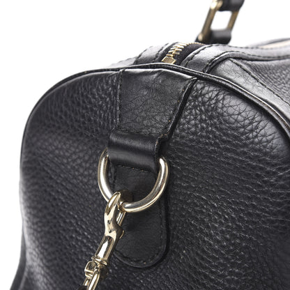 Gucci Calfskin Vintage Web Medium Boston Black 18 of 21