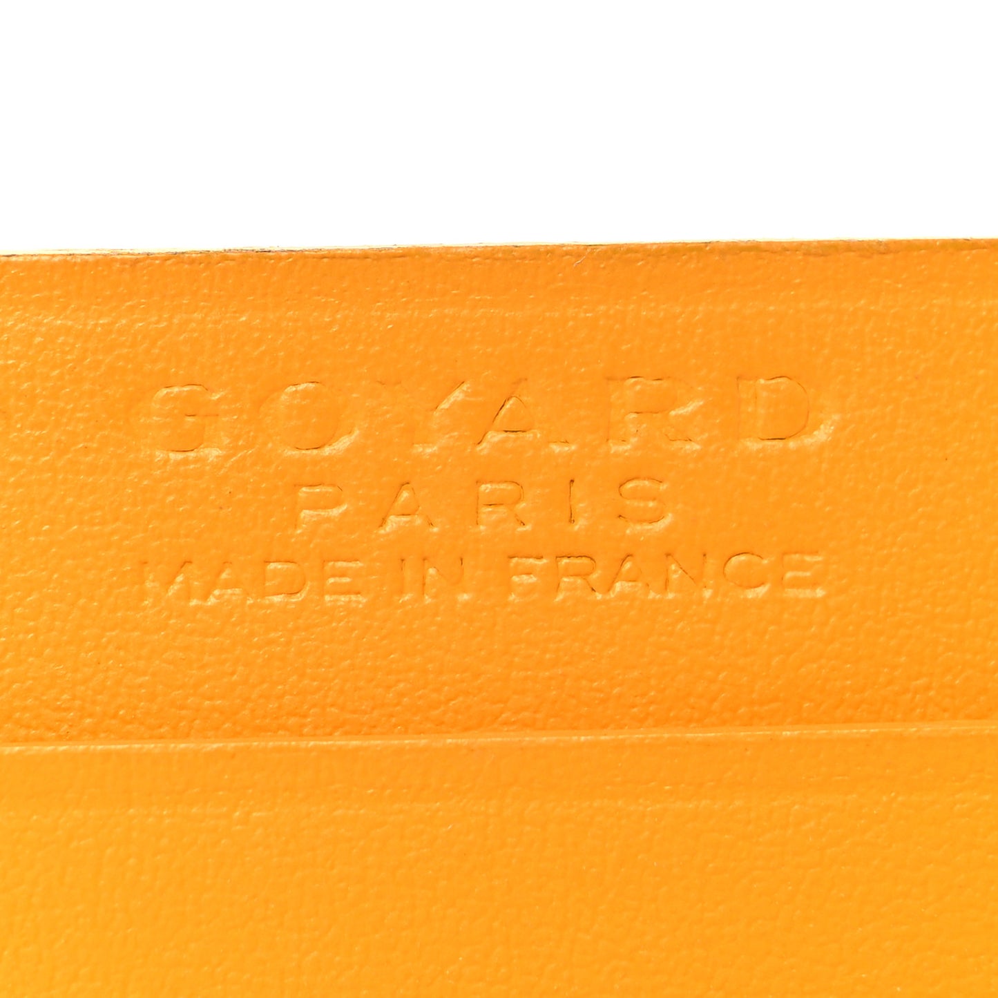 Goyardine Saint Sulpice Card Holder Yellow
