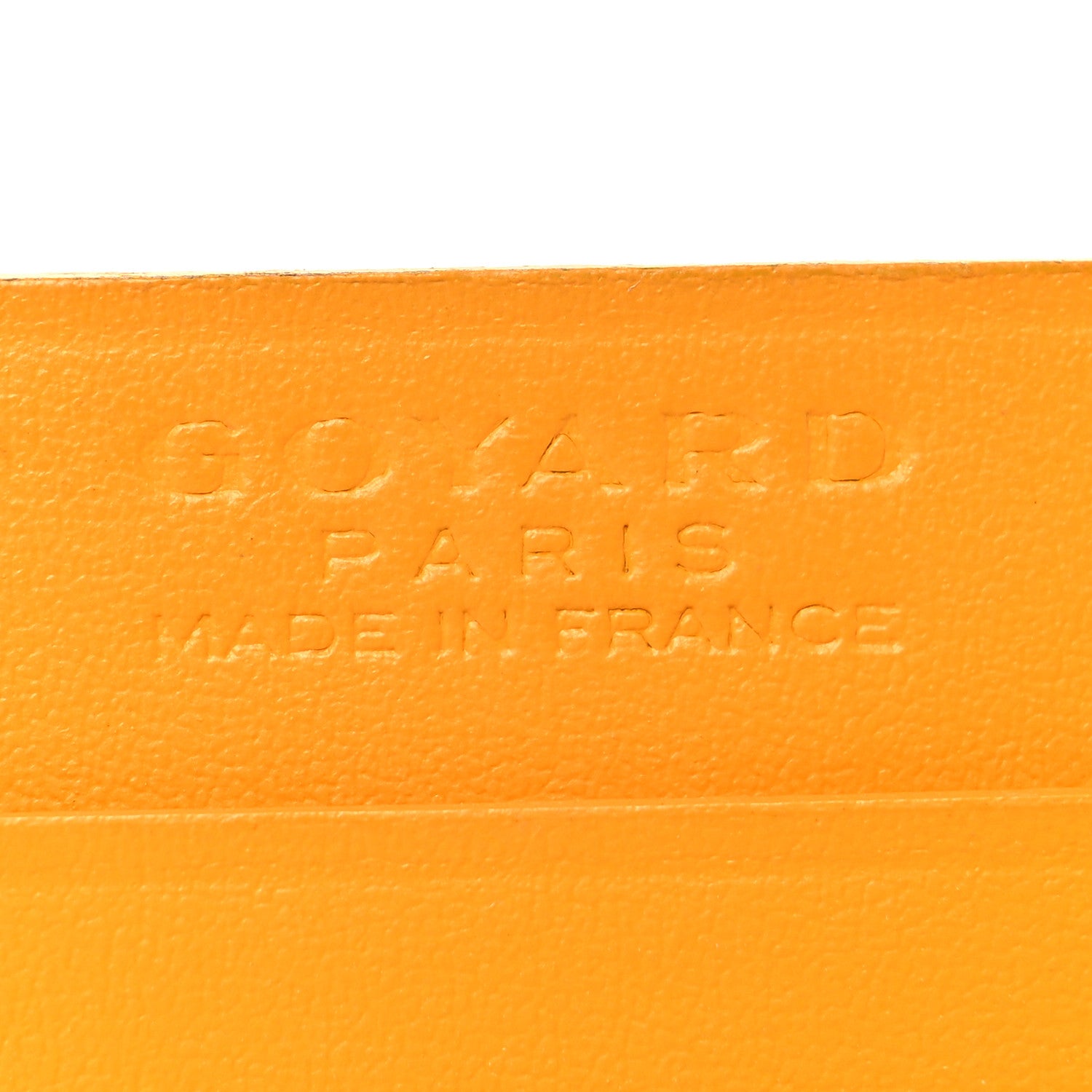 Goyard Goyardine Saint Sulpice Card Holder Yellow 6 of 9