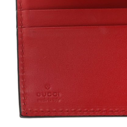 Gucci GG Supreme Monogram Blooms French Flap Wallet Beige Blue Navy Hibiscus Red 7 of 8