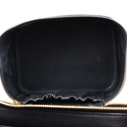 Chanel Caviar CC Vanity Cosmetic Case Black 5 of 11