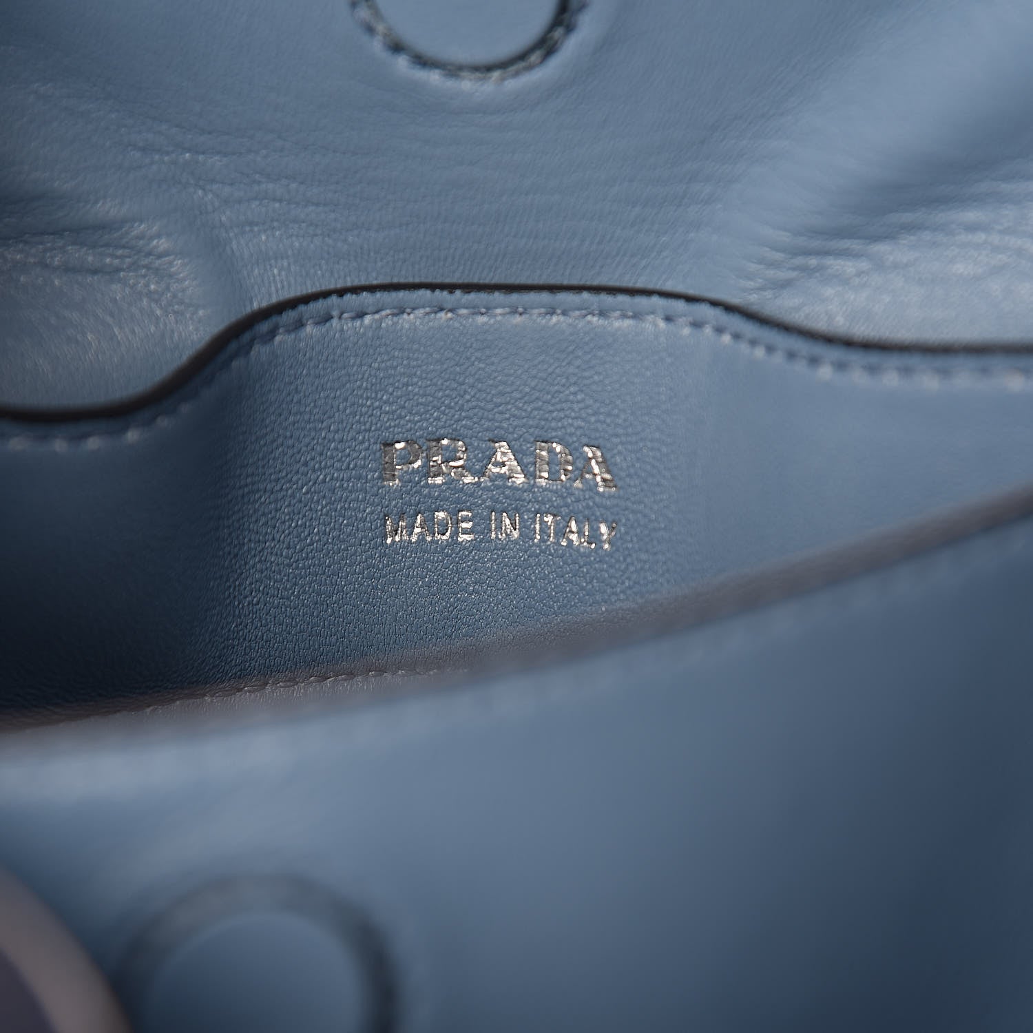 Prada Saffiano Cuir Medium Double Handle Tote Baltico Astrale 8 of 14