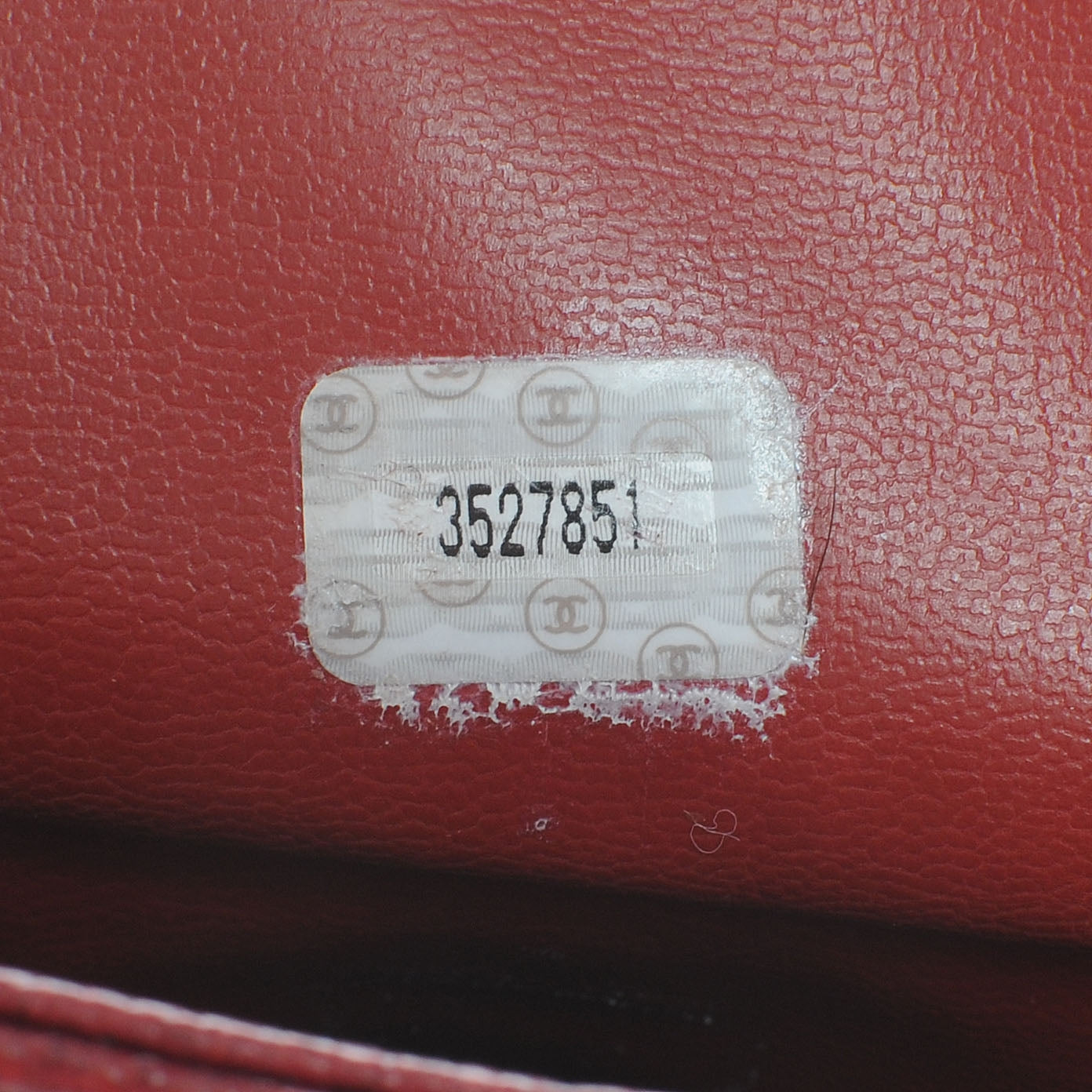 Caviar Shoulder Bag Red