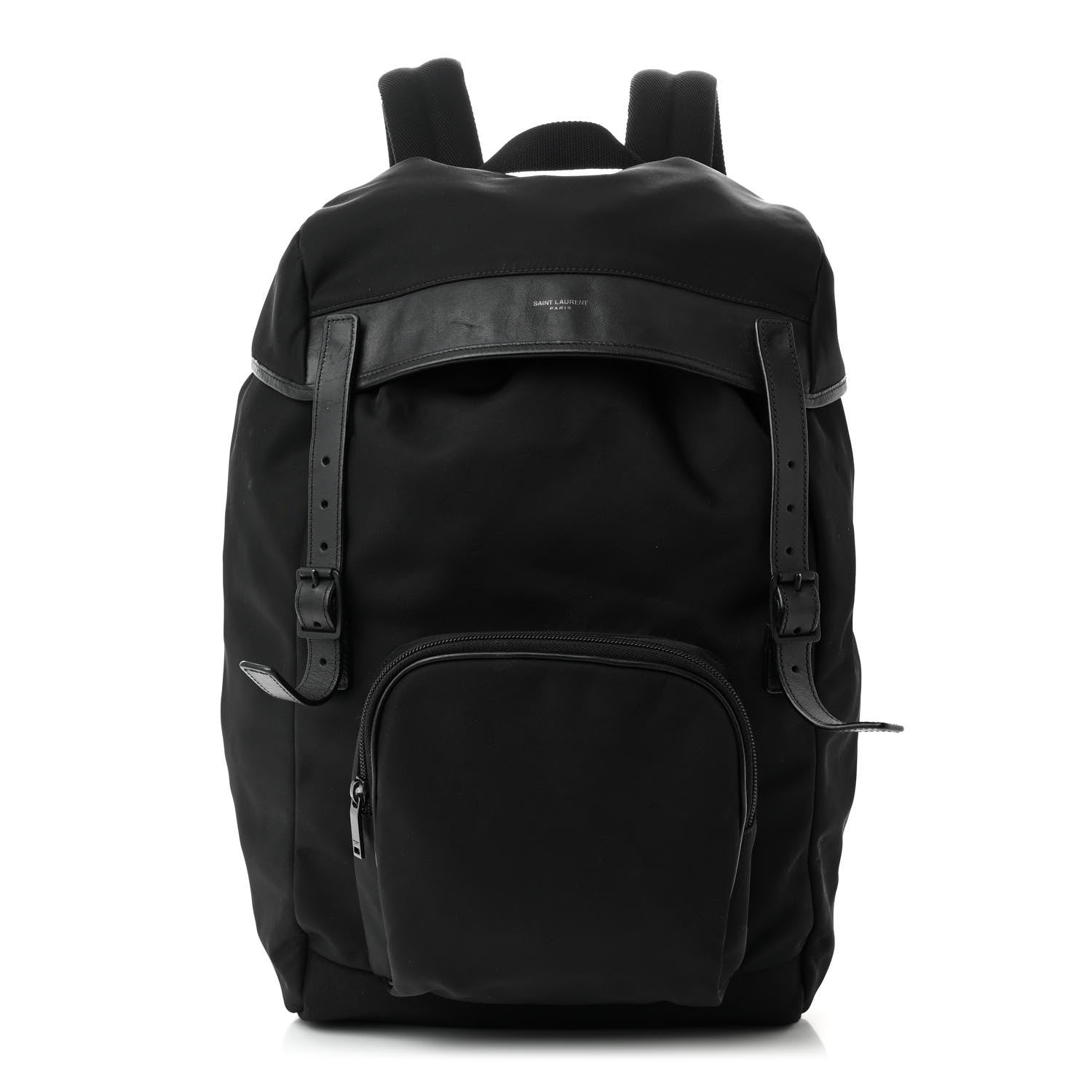 Saint Laurent Canvas Moon Backpack Black 1 of 11