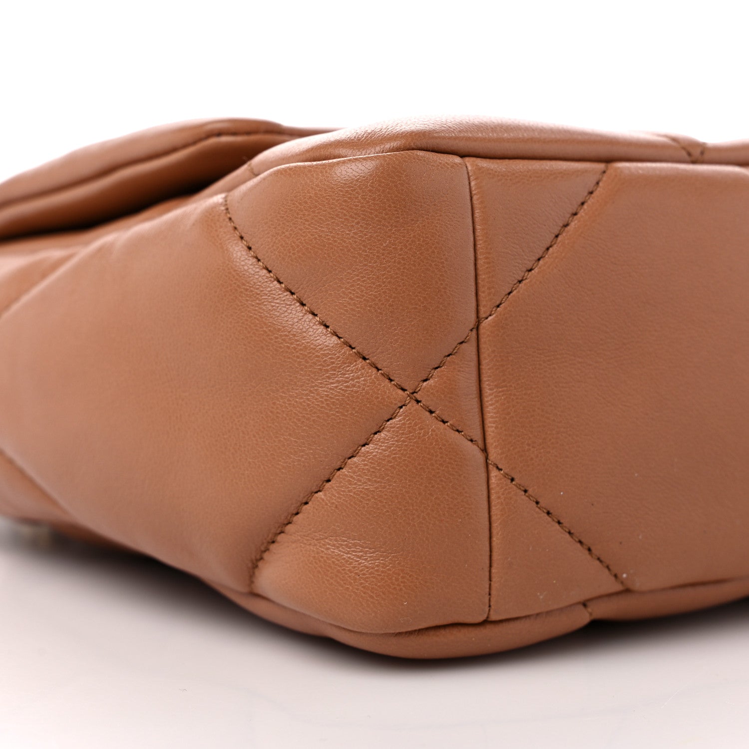 Chanel Lambskin Quilted Medium Chanel 19 Flap Brown 8 of 11