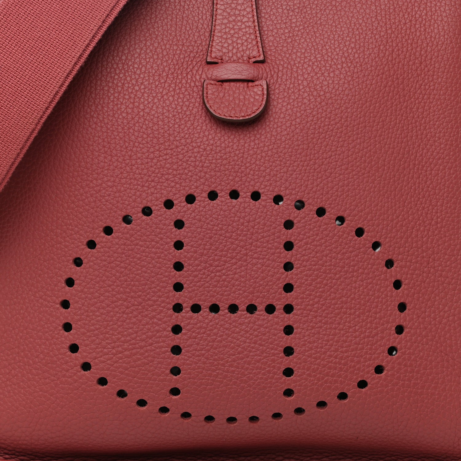 Hermes Taurillon Clemence Evelyne III GM Bois de Rose 8 of 10