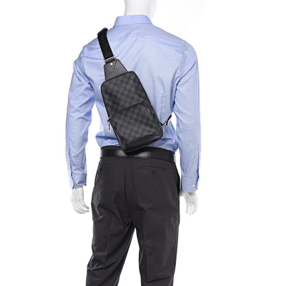 Louis Vuitton Damier Graphite Avenue Sling Backpack 2 of 11