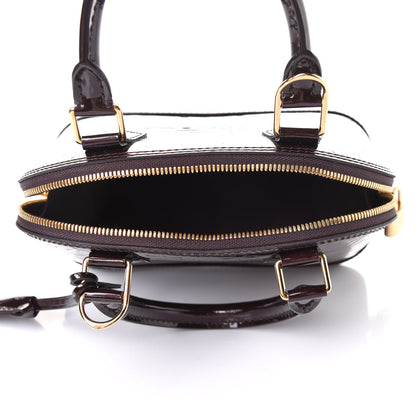 Louis Vuitton Vernis Alma BB Amarante 5 of 13