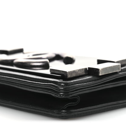 Chanel Calfskin Plexiglass Horizontal Boy Brick Flap Black 10 of 12