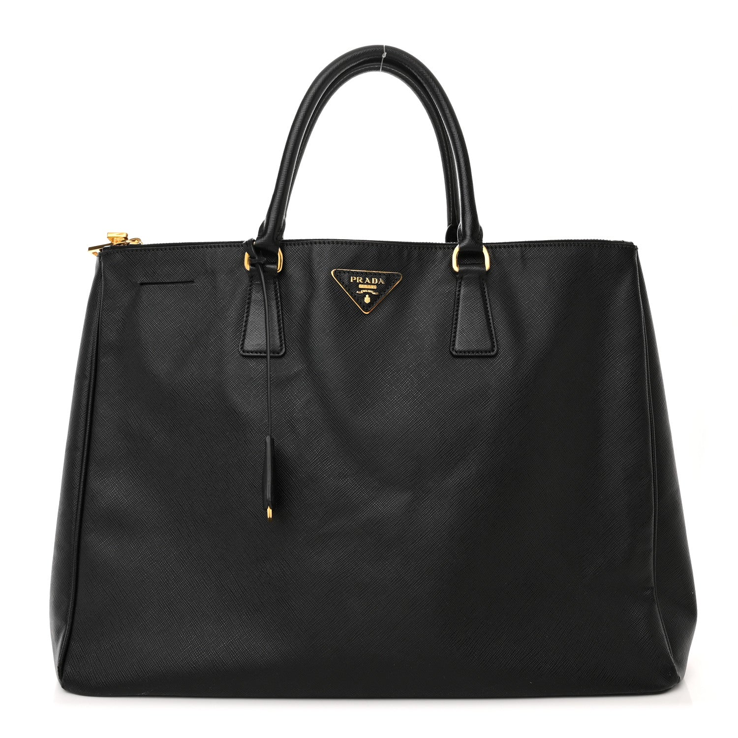 Prada Saffiano Lux Extra Large Galleria Double Zip Tote Black 1 of 12