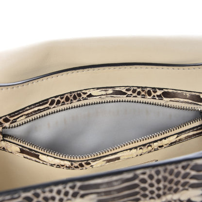 Valentino Garavani Roccia Watersnake Medium Guitar Strap Rockstud Rolling Flap Saddle Bag 8 of 9